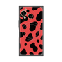 プレミアムスクエアケース with SnapMag［ Cow - Red ］