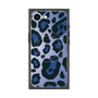 プレミアムスクエアケース with SnapMag［ Leopard - Blue ］