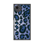 プレミアムスクエアケース with SnapMag［ Leopard - Blue ］