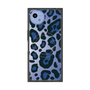 プレミアムスクエアケース with SnapMag［ Leopard - Blue ］