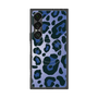 プレミアムスクエアケース with SnapMag［ Leopard - Blue ］