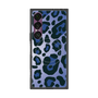 プレミアムスクエアケース with SnapMag［ Leopard - Blue ］