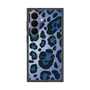 プレミアムスクエアケース with SnapMag［ Leopard - Blue ］