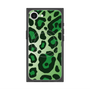 プレミアムスクエアケース with SnapMag［ Leopard - Green ］