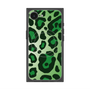 プレミアムスクエアケース with SnapMag［ Leopard - Green ］