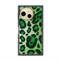 プレミアムスクエアケース with SnapMag［ Leopard - Green ］