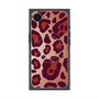 プレミアムスクエアケース with SnapMag［ Leopard - Red ］