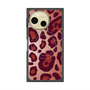 プレミアムスクエアケース with SnapMag［ Leopard - Red ］