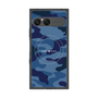 プレミアムスクエアケース with SnapMag［ Camouflage - Blue ］