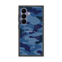 プレミアムスクエアケース with SnapMag［ Camouflage - Blue ］