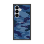 プレミアムスクエアケース with SnapMag［ Camouflage - Blue ］