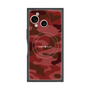 プレミアムスクエアケース with SnapMag［ Camouflage - Red ］