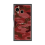 プレミアムスクエアケース with SnapMag［ Camouflage - Red ］