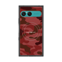 プレミアムスクエアケース with SnapMag［ Camouflage - Red ］