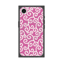 プレミアムスクエアケース with SnapMag［ 唐草模様 - Pink ］