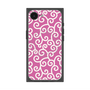 プレミアムスクエアケース with SnapMag［ 唐草模様 - Pink ］