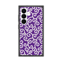 プレミアムスクエアケース with SnapMag［ 唐草模様 - Purple ］