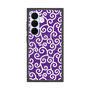 プレミアムスクエアケース with SnapMag［ 唐草模様 - Purple ］