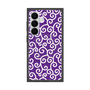 プレミアムスクエアケース with SnapMag［ 唐草模様 - Purple ］