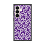 プレミアムスクエアケース with SnapMag［ 唐草模様 - Purple ］