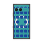 プレミアムスクエアケース with SnapMag［ Apple - Blue ］