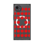 プレミアムスクエアケース with SnapMag［ Apple - Red ］