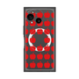 プレミアムスクエアケース with SnapMag［ Apple - Red ］