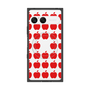 プレミアムスクエアケース with SnapMag［ Apple - Red ］