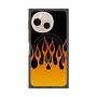 プレミアムスクエアケース with SnapMag［ 炎 - Orange ］