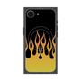 プレミアムスクエアケース with SnapMag［ 炎 - Yellow ］