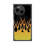 プレミアムスクエアケース with SnapMag［ 炎 - Yellow ］