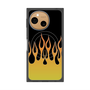 プレミアムスクエアケース with SnapMag［ 炎 - Yellow ］