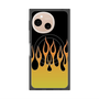 プレミアムスクエアケース with SnapMag［ 炎 - Yellow ］