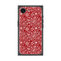 プレミアムスクエアケース with SnapMag［ ペイズリー - Red ］