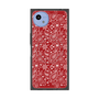 プレミアムスクエアケース with SnapMag［ ペイズリー - Red ］