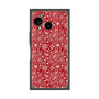 プレミアムスクエアケース with SnapMag［ ペイズリー - Red ］