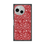 プレミアムスクエアケース with SnapMag［ ペイズリー - Red ］
