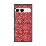 プレミアムスクエアケース with SnapMag［ ペイズリー - Red ］