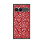 プレミアムスクエアケース with SnapMag［ ペイズリー - Red ］