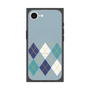 プレミアムスクエアケース with SnapMag［ Nordic Argyle - Blue ］