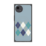 プレミアムスクエアケース with SnapMag［ Nordic Argyle - Blue ］