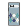 プレミアムスクエアケース with SnapMag［ Nordic Argyle - Blue ］