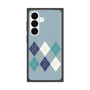プレミアムスクエアケース with SnapMag［ Nordic Argyle - Blue ］