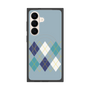 プレミアムスクエアケース with SnapMag［ Nordic Argyle - Blue ］