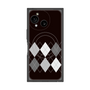 プレミアムスクエアケース with SnapMag［ Nordic Argyle - Black ］