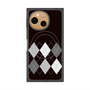 プレミアムスクエアケース with SnapMag［ Nordic Argyle - Black ］