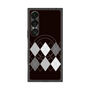 プレミアムスクエアケース with SnapMag［ Nordic Argyle - Black ］