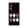 プレミアムスクエアケース with SnapMag［ Nordic Argyle - Black ］