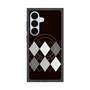 プレミアムスクエアケース with SnapMag［ Nordic Argyle - Black ］