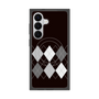 プレミアムスクエアケース with SnapMag［ Nordic Argyle - Black ］